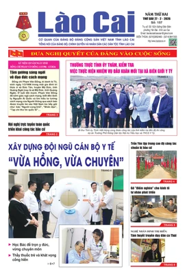 Báo Lào Cai Thường kỳ số 157 ra ngày 27/2/2026