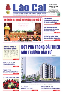 Báo Lào Cai Thường kỳ số 144 ra ngày 10/2/2026
