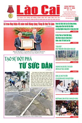 Báo Lào Cai Thường kỳ số 140 ra ngày 4/2/2026