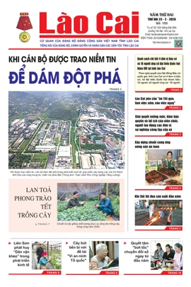 Báo Lào Cai Thường kỳ số 153 ra ngày 23/2/2026