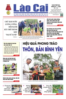 Báo Lào Cai Thường kỳ số 154 ra ngày 24/2/2026