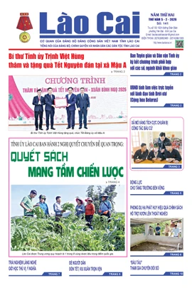 Báo Lào Cai Thường kỳ số 141 ra ngày 5/2/2026