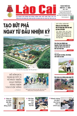 Báo Lào Cai Thường kỳ số 145 ra ngày 11/2/2026