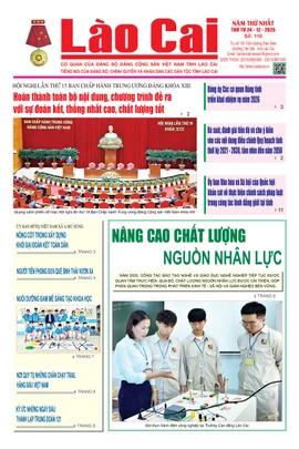 Báo Lào Cai Thường kỳ số 110 ra ngày 24/12/2025