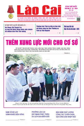 Báo Lào Cai Thường kỳ số 68 ra ngày 27/10/2025
