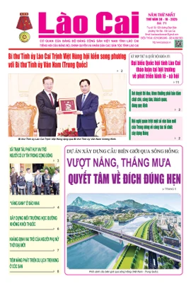 Báo Lào Cai Thường kỳ số 71 ra ngày 30/10/2025