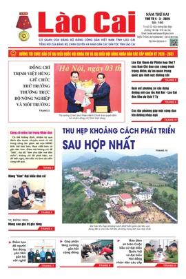 Báo Lào Cai Thường kỳ số 160 ra ngày 4/3/2026