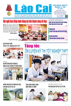 Báo Lào Cai Thường kỳ số 4284 ra ngày 16/5/2025