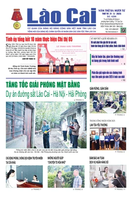Báo Lào Cai Thường kỳ số 4286 ra ngày 21/5/2025