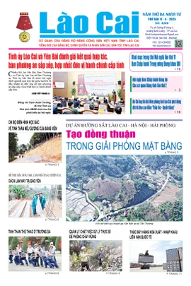 Báo Lào Cai Thường kỳ số 4269 ra ngày 11/4/2025
