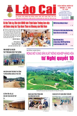 Báo Lào Cai Thường kỳ số 4266 ra ngày 4/4/2025