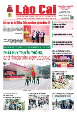 Báo Lào Cai Thường kỳ số 4265 ra ngày 2/4/2025