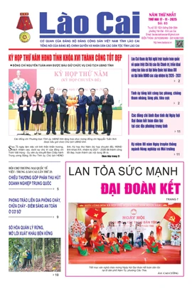 Báo Lào Cai Thường kỳ số 83 ra ngày 17/11/2025
