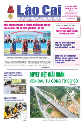 Báo Lào Cai Thường kỳ số 78 ra ngày 10/11/2025