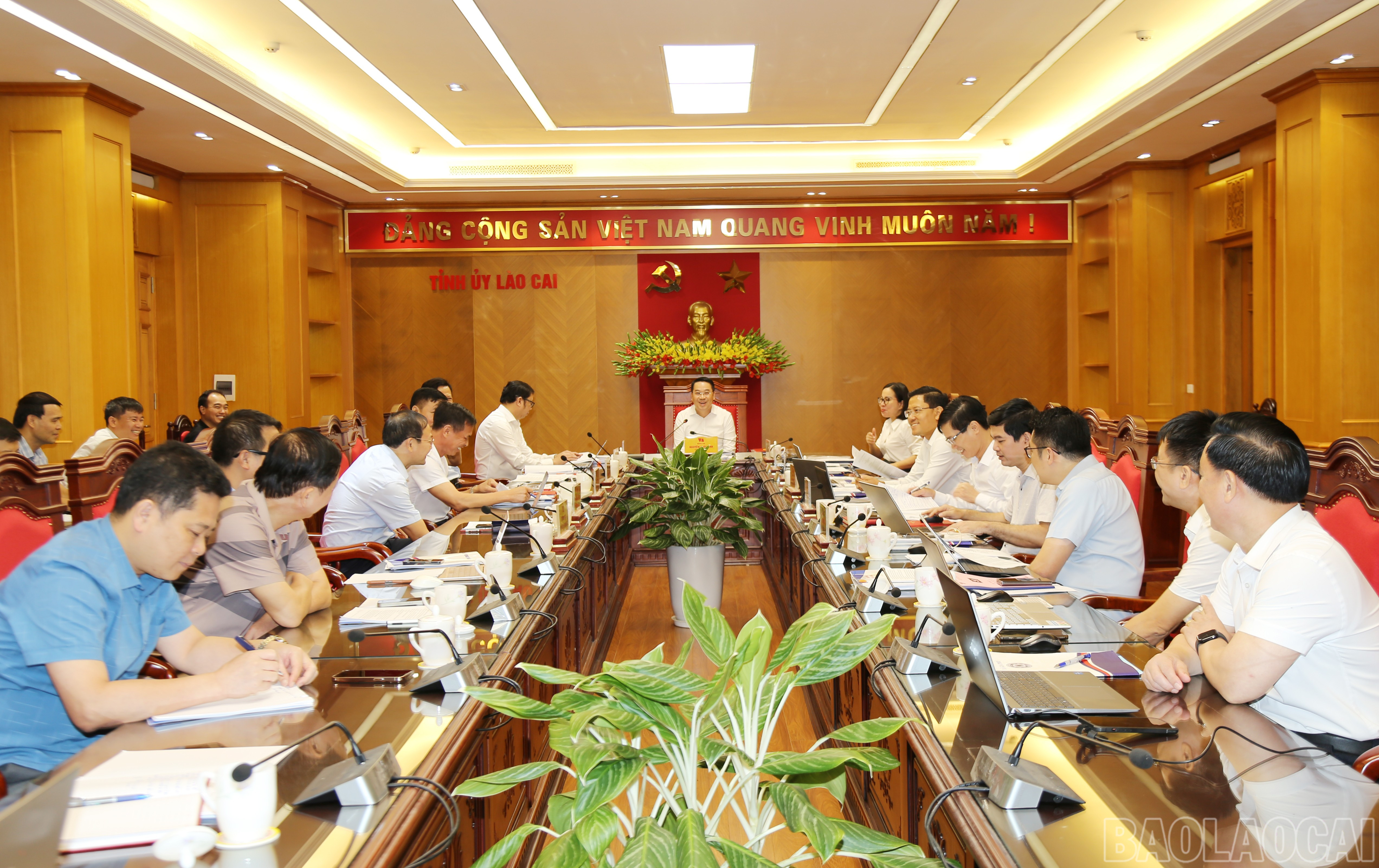 Quang cảnh buổi làm việc. baolaocai-br_img-0777.jpg