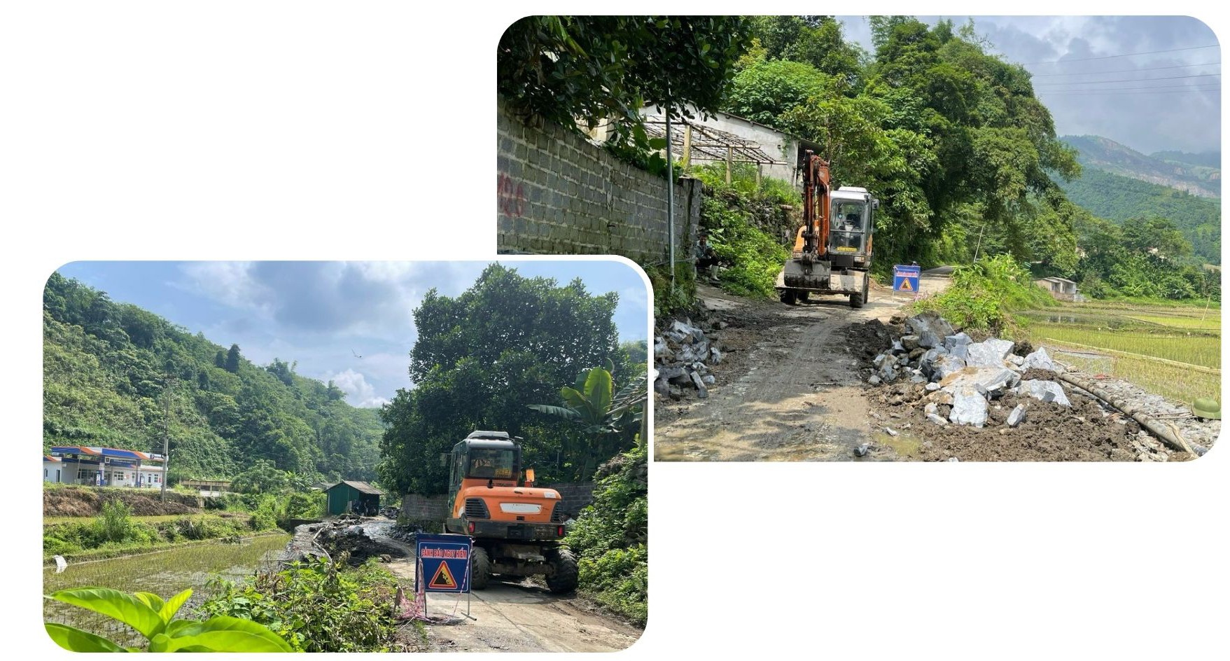 Xã Hợp Thành sửa chữa một số tuyến đường giao thông xuống cấp sau khi lắng nghe ý kiến của người dân. 6.jpg