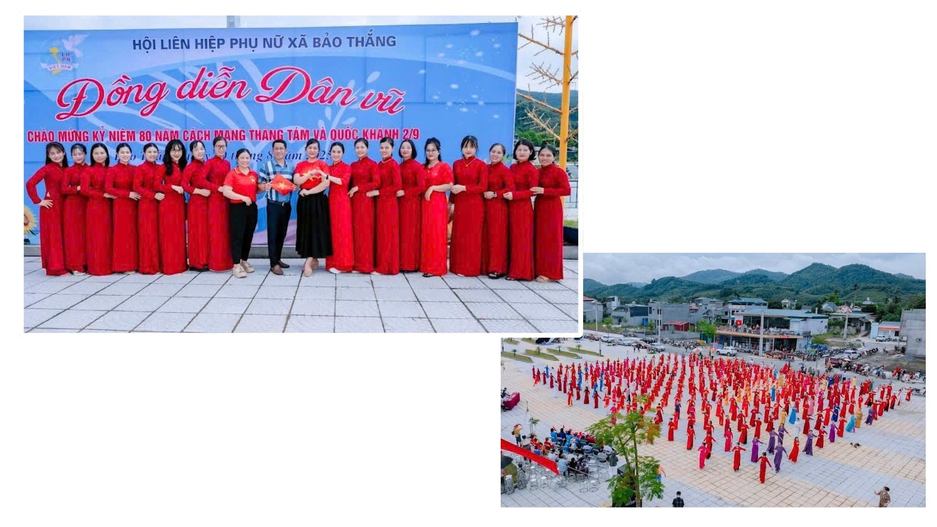Hội Phụ nữ xã Bảo Thắng tổ chức đồng diễn dân vũ với 400 hội viên phụ nữ tham gia. 5.jpg