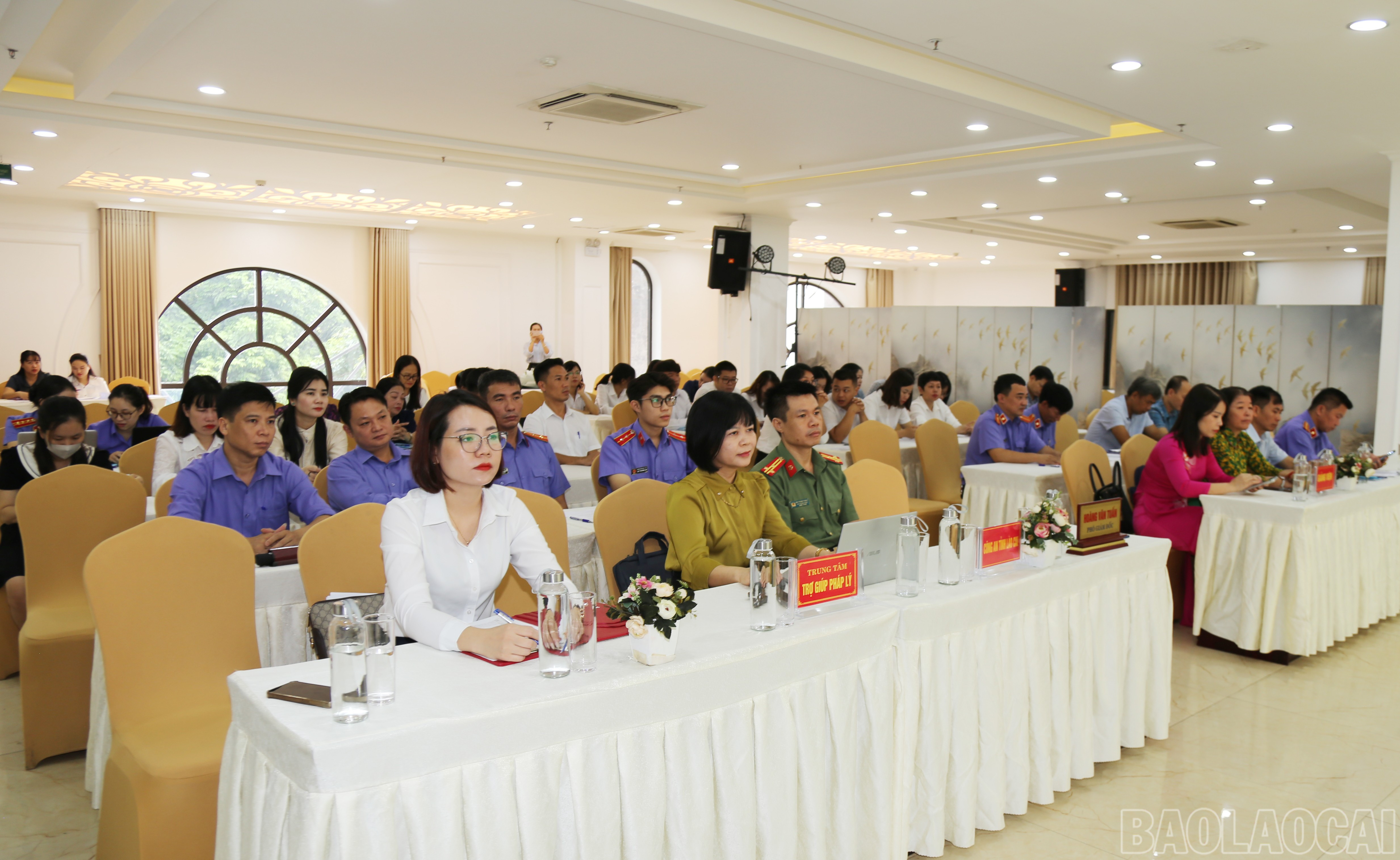 Đại biểu dự hội nghị. baolaocai-br_img-1611.jpg