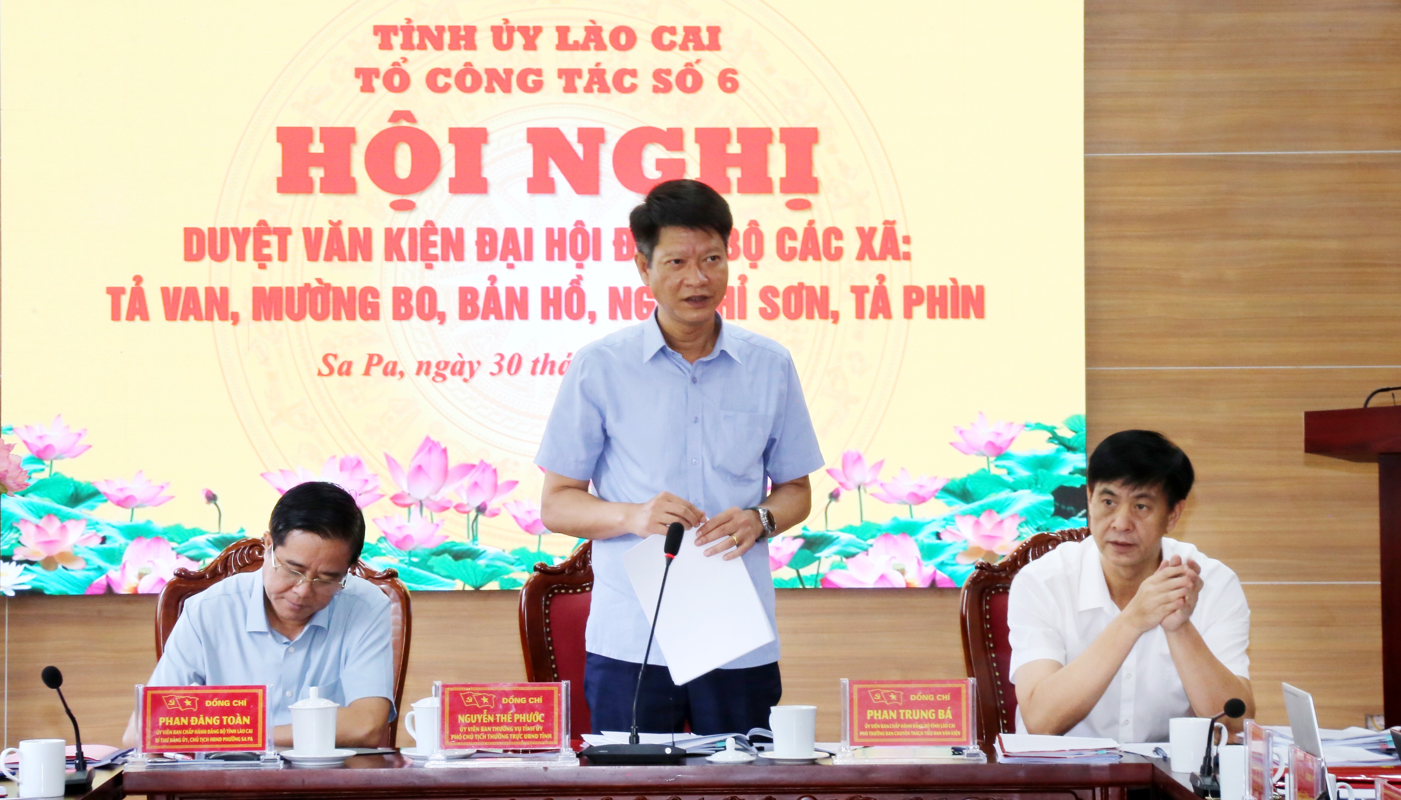 Phó Chủ tịch thường trực UBND tỉnh Nguyễn Thế Phước phát biểu tại Hội nghị. img-0644.jpg