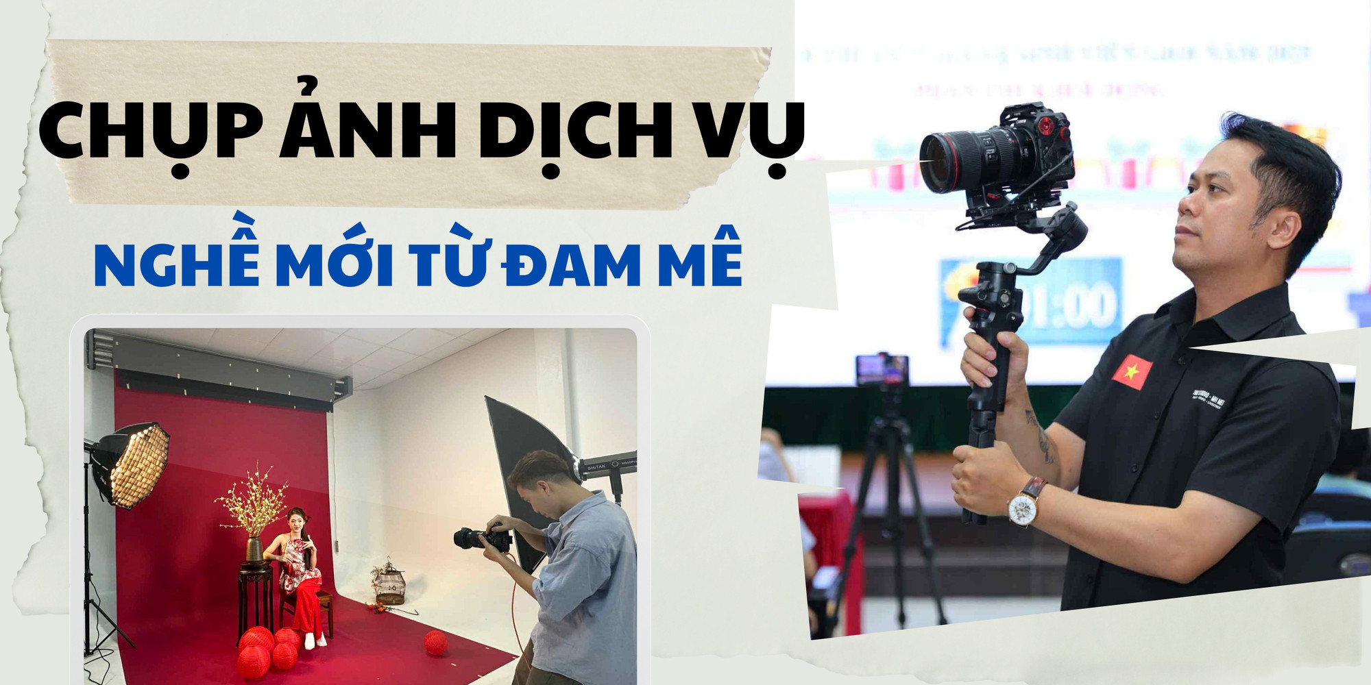 Chụp ảnh dịch vụ - nghề mới từ đam mê