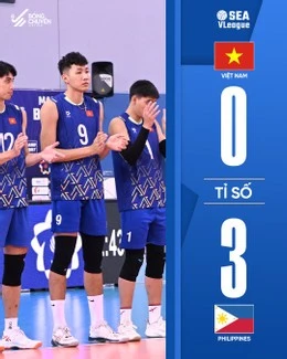 ĐT bóng chuyền nam Việt Nam thua trắng trận ra quân SEA V.League 2025.