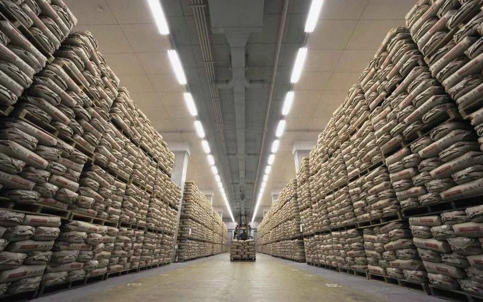 Một kho dự trữ gạo chiến lược quốc gia của Nhật Bản ở thủ đô Tokyo.