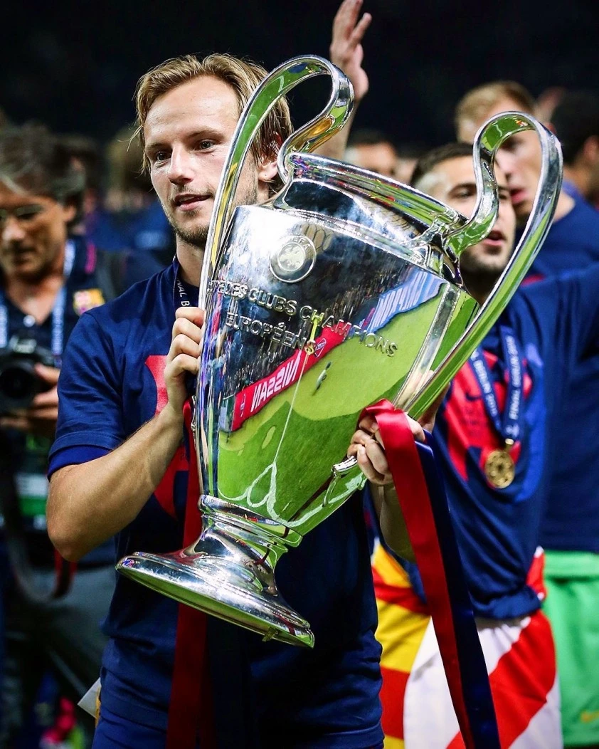 Đỉnh cao của Rakitic là vô địch Champions League cùng Barcelona.