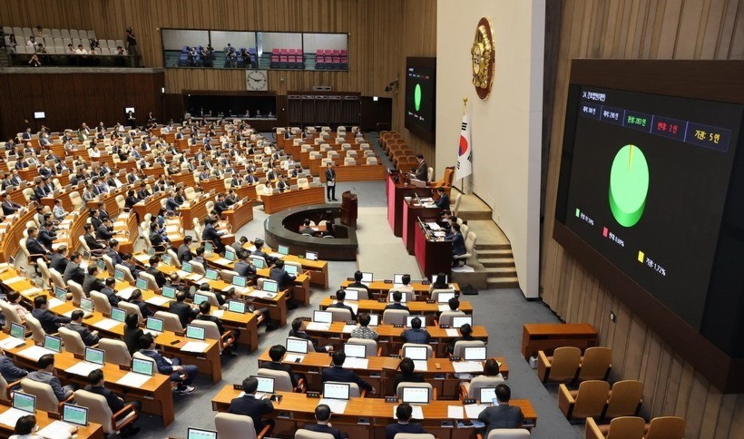 Một phiên họp Quốc hội Hàn Quốc tại thủ đô Seoul. quoc-hoi-han-quoc-4908.jpg