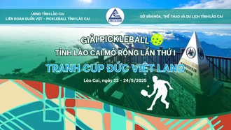 [Infographic] Giải Pickleball tỉnh Lào Cai mở rộng lần thứ I “Tranh Cup Đức Việt Land”, năm 2025