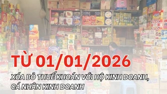 Xóa bỏ thuế khoán với hộ kinh doanh, cá nhân kinh doanh từ 01/01/2026