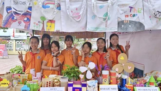 Sôi nổi Ngày hội Sáng tạo – Khoa học tại Trường Tiểu học Lê Văn Tám