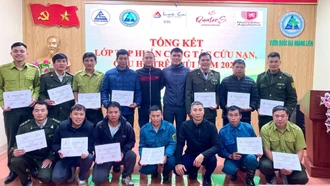 Lào Cai: Thêm 13 học viên trở thành lực lượng cứu hộ, cứu nạn nòng cốt trên núi