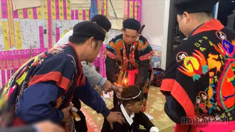 Dấu mốc trưởng thành của những chàng trai người Dao