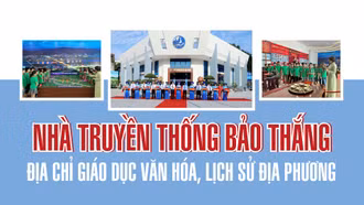 Nhà truyền thống Bảo Thắng địa chỉ giáo dục văn hóa, lịch sử địa phương