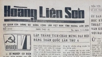 Ngày 9/9/1986, Báo Hoàng Liên Sơn năm thứ 11, ra số 1003