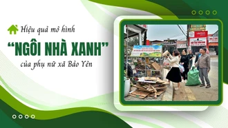 Hiệu quả mô hình “Ngôi nhà xanh” của phụ nữ xã Bảo Yên