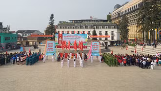 Gần 500 vận động viên tham dự Đại hội Thể dục thể thao cụm Sa Pa lần thứ I, năm 2026