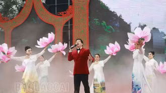 Đặc sắc chương trình nghệ thuật chào mừng lễ hội đền Cô Tân An