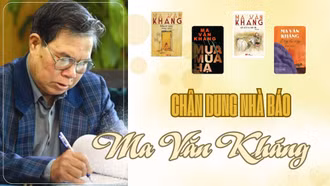 Chân dung nhà báo Ma Văn Kháng