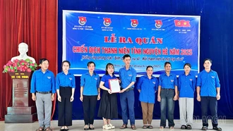 Thành đoàn Lào Cai ra quân Chiến dịch Thanh niên tình nguyện hè 2025