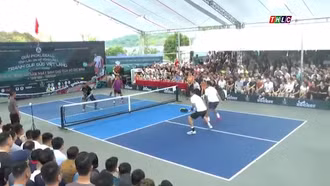 Nội dung Đôi nam Open: Thắng Bò/Chí Khương – Geogre Wall/Jack Wong