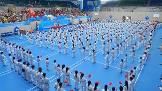 Hơn 800 võ sinh tham gia chương trình biểu diễn võ thuật và thi lên đai Taekwondo