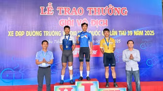 Lào Cai giành 6 huy chương tại Giải Vô địch xe đạp đường trường và địa hình Quốc gia năm 2025