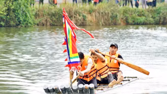 Kịch tính hội thi đua mảng xã Kim Sơn