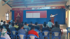 Công bố thực hiện dự án khắc phục hậu quả thiên tai tỉnh lộ 160