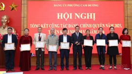 Phường Cam Đường tổng kết công tác Đảng, chính quyền năm 2025