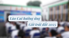 Lào Cai hưởng ứng Giờ trái đất 2025