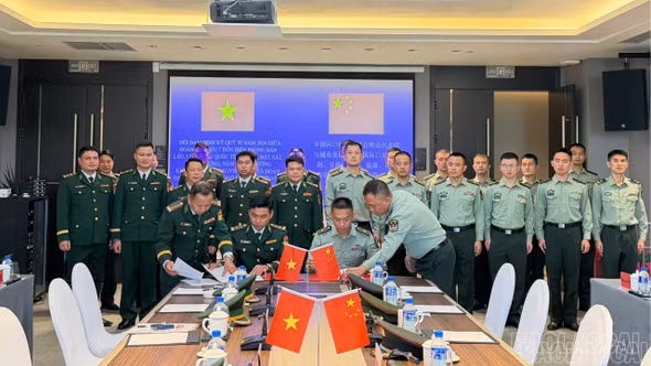 Biên phòng Lào Cai - Hà Khẩu hội đàm định kỳ quý III năm 2026