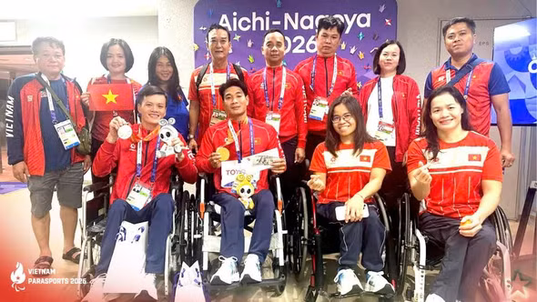 Bảng tổng sắp huy chương Asian Para Games 2026 mới nhất