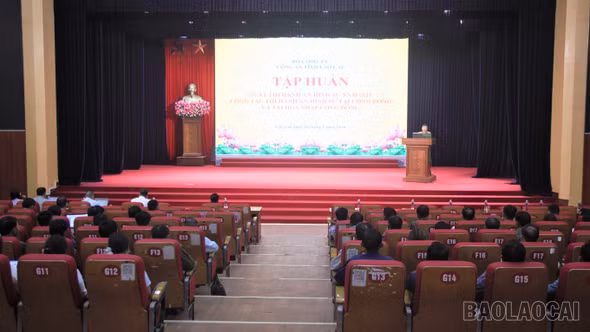 Hơn 210 đại biểu tập huấn công tác thi hành án hình sự tại cộng đồng và tái hòa nhập cộng đồng năm 2026